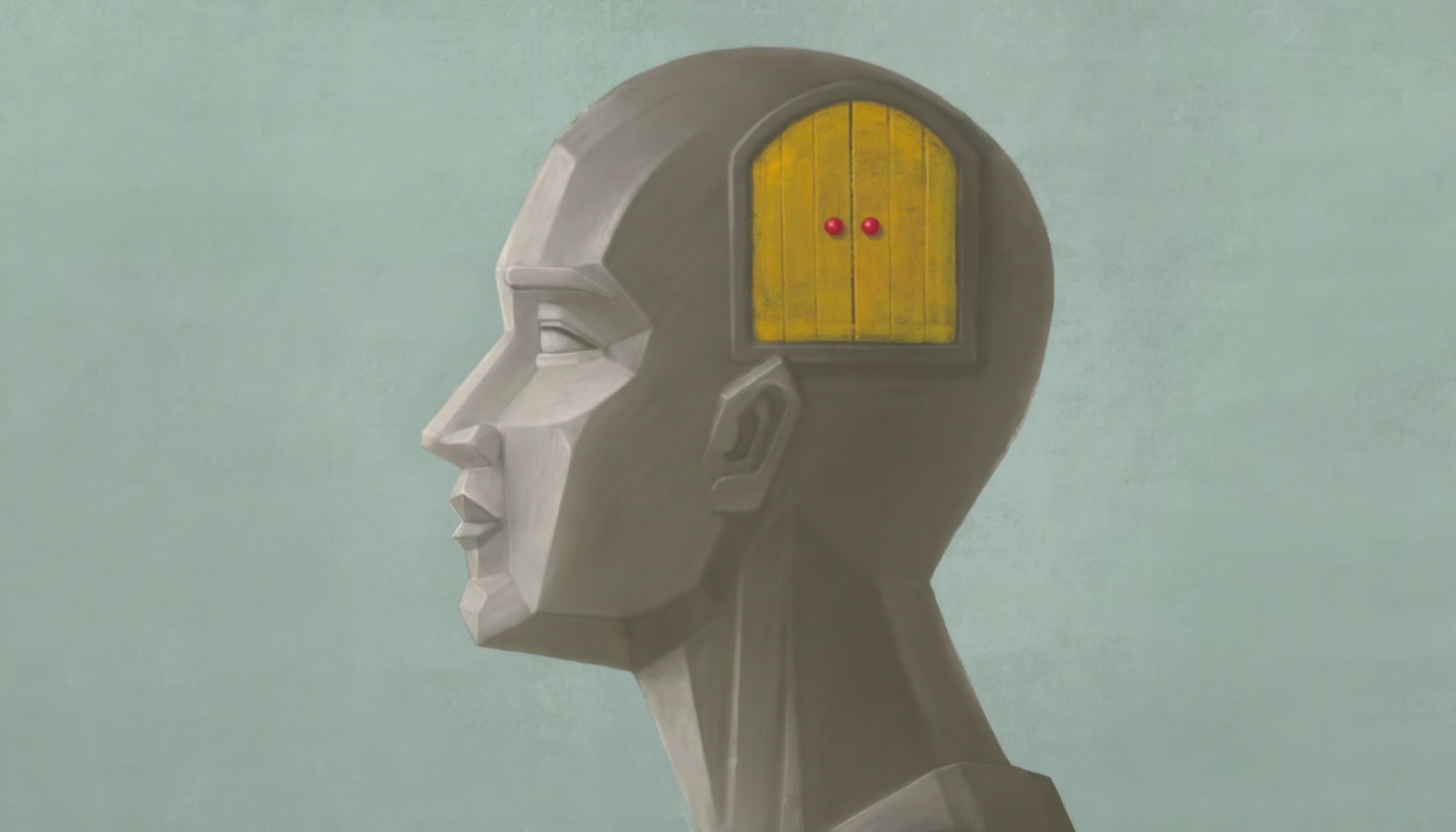 Overhead workspace with laptop, notebook, and coffee